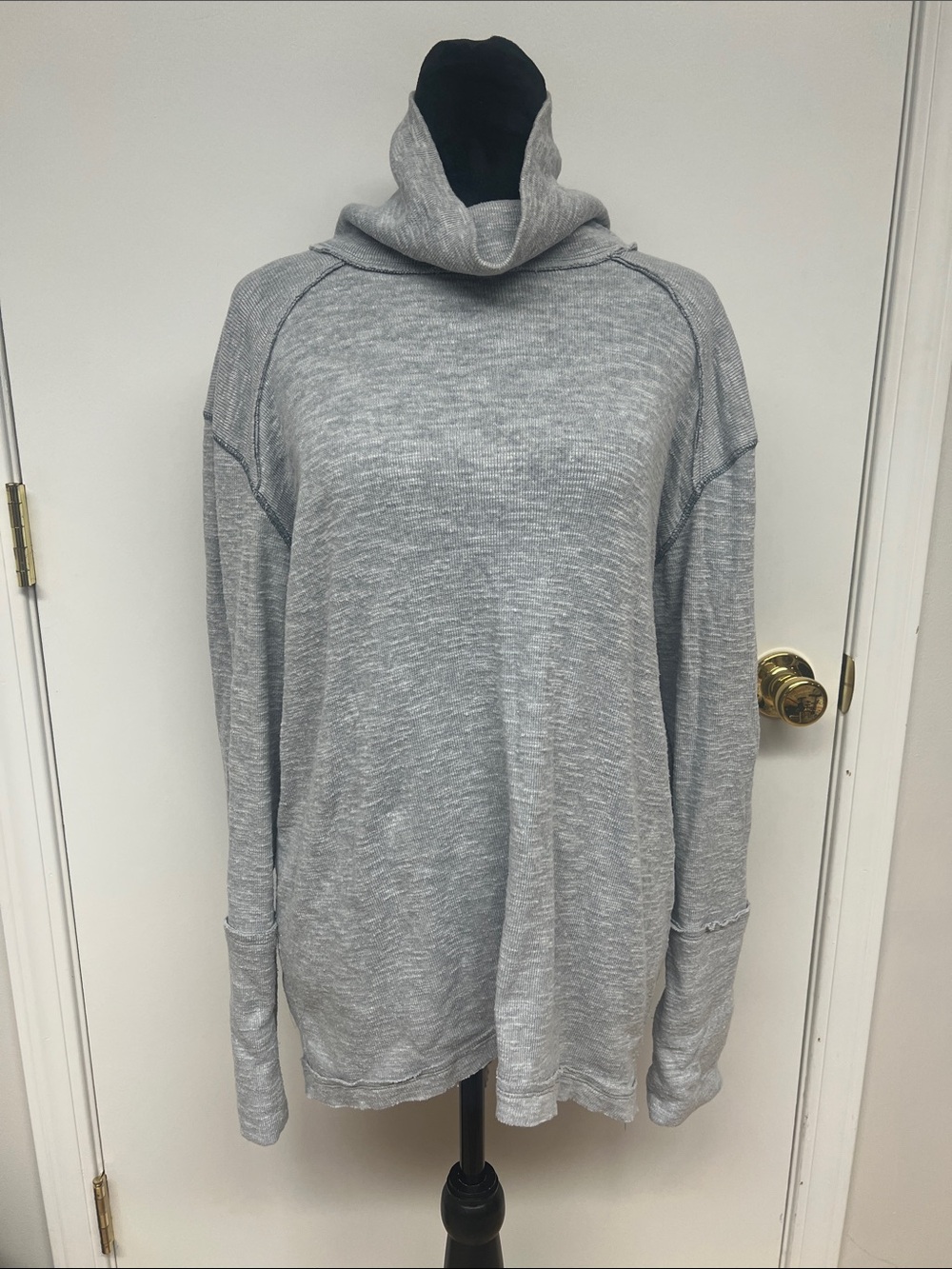 We The Free Gray Turtleneck Sweater